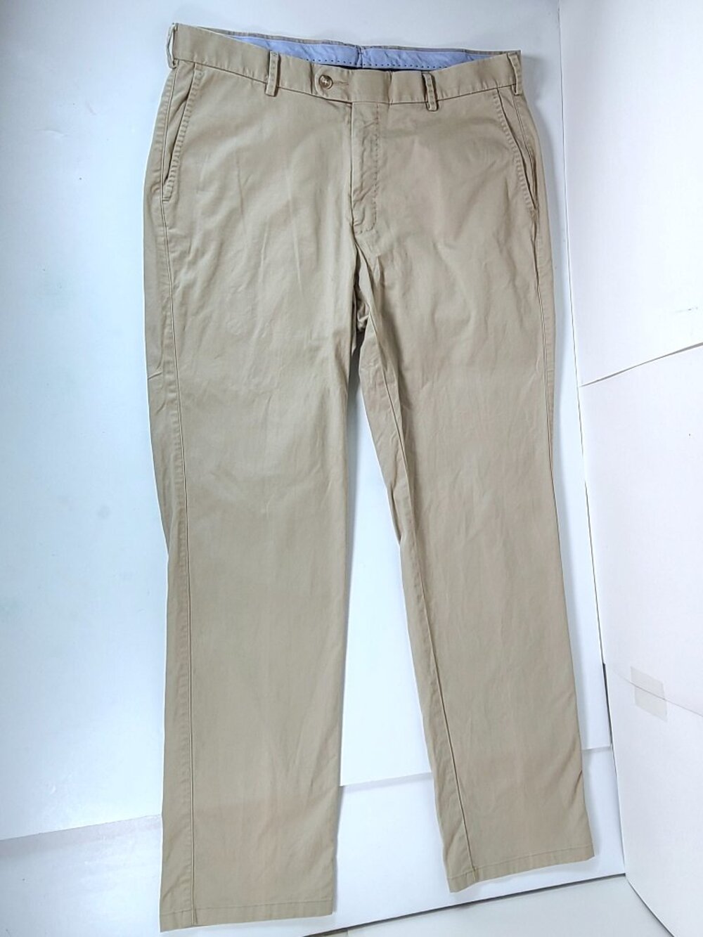 Peter Millar Dress Pants Mens 35x31 Beige Chino Khaki Straight Business Preppy